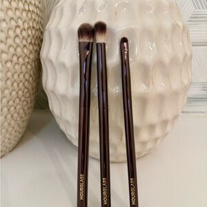 Hourglass Brown Eyeshadow Brush Trio - #3, 4, 11